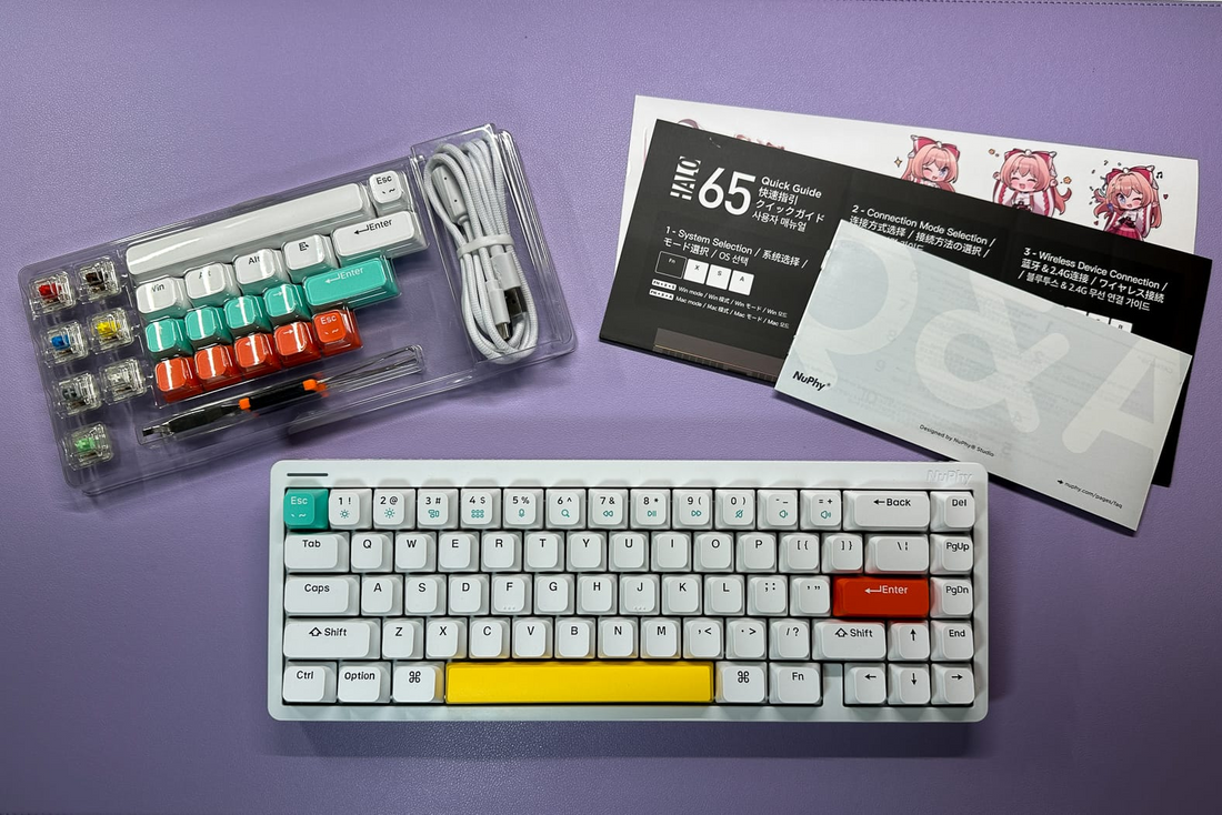 NuPhy wireless mechanical keyboard for Mac, Windows, iOS and Android