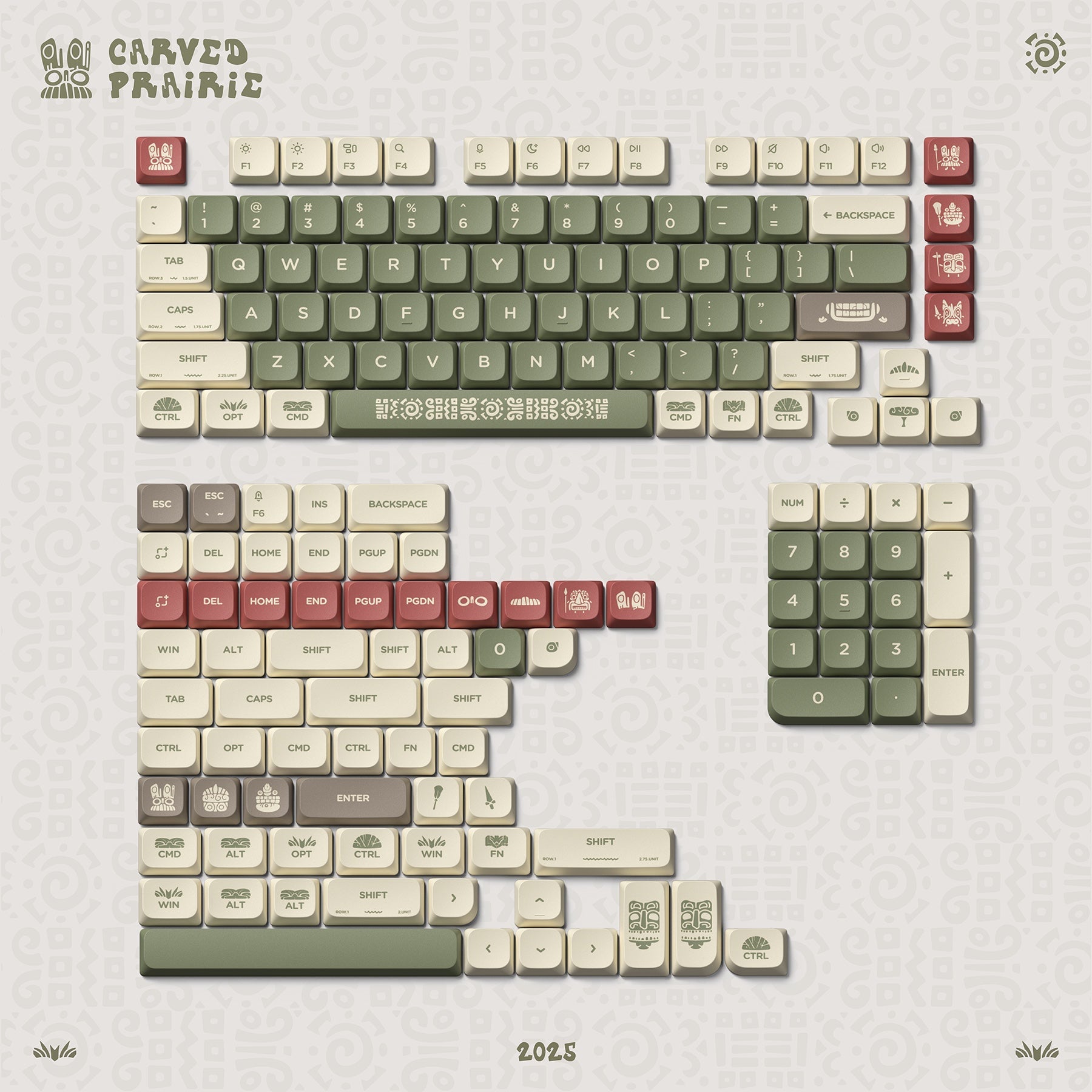 Extra Keycaps for node series low profile
