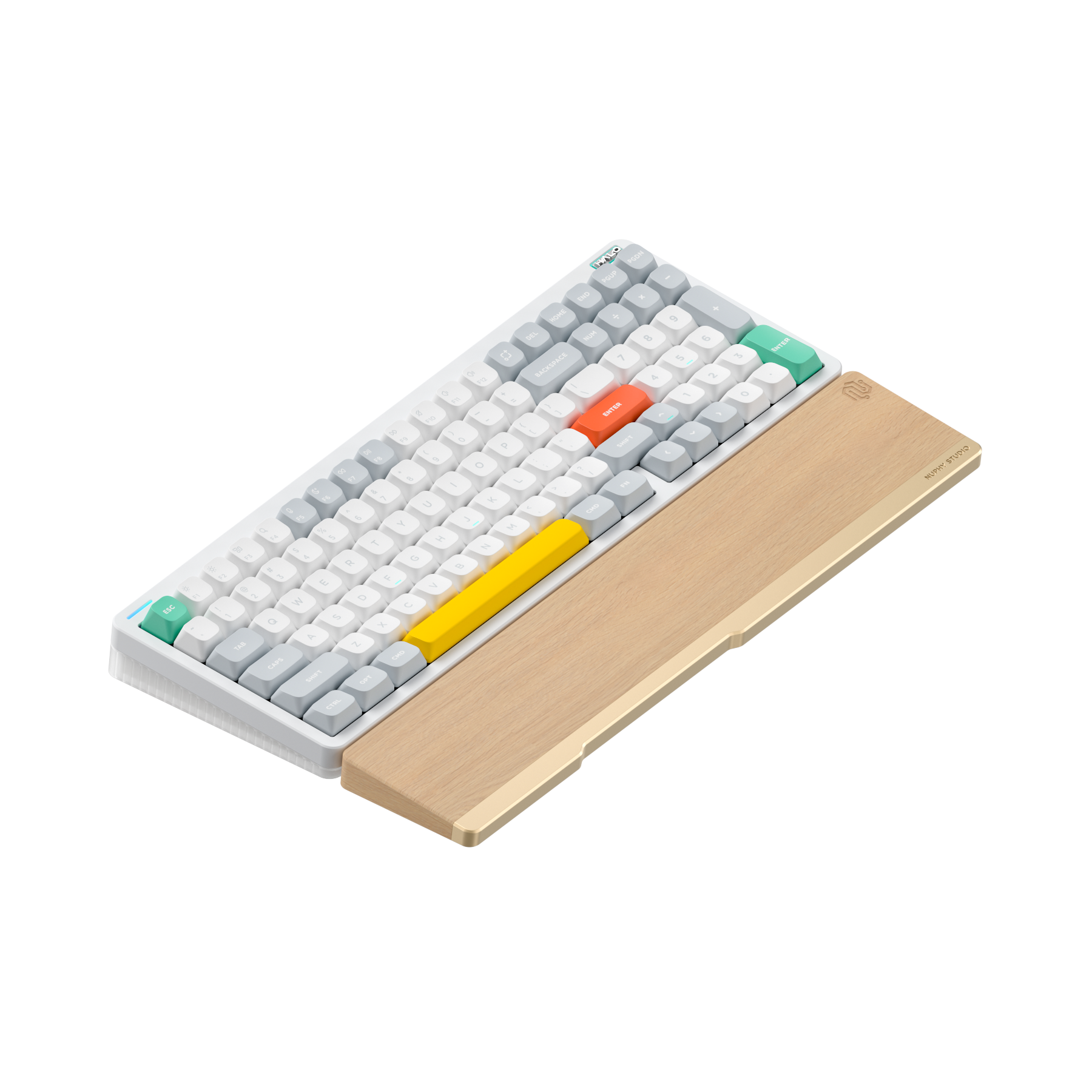 Add Extra Twotone Wrist Rest for Halo96 V2