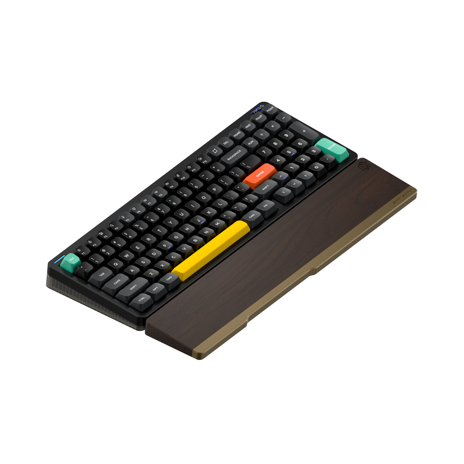 Add Extra Twotone Wrist Rest for Halo96 V2