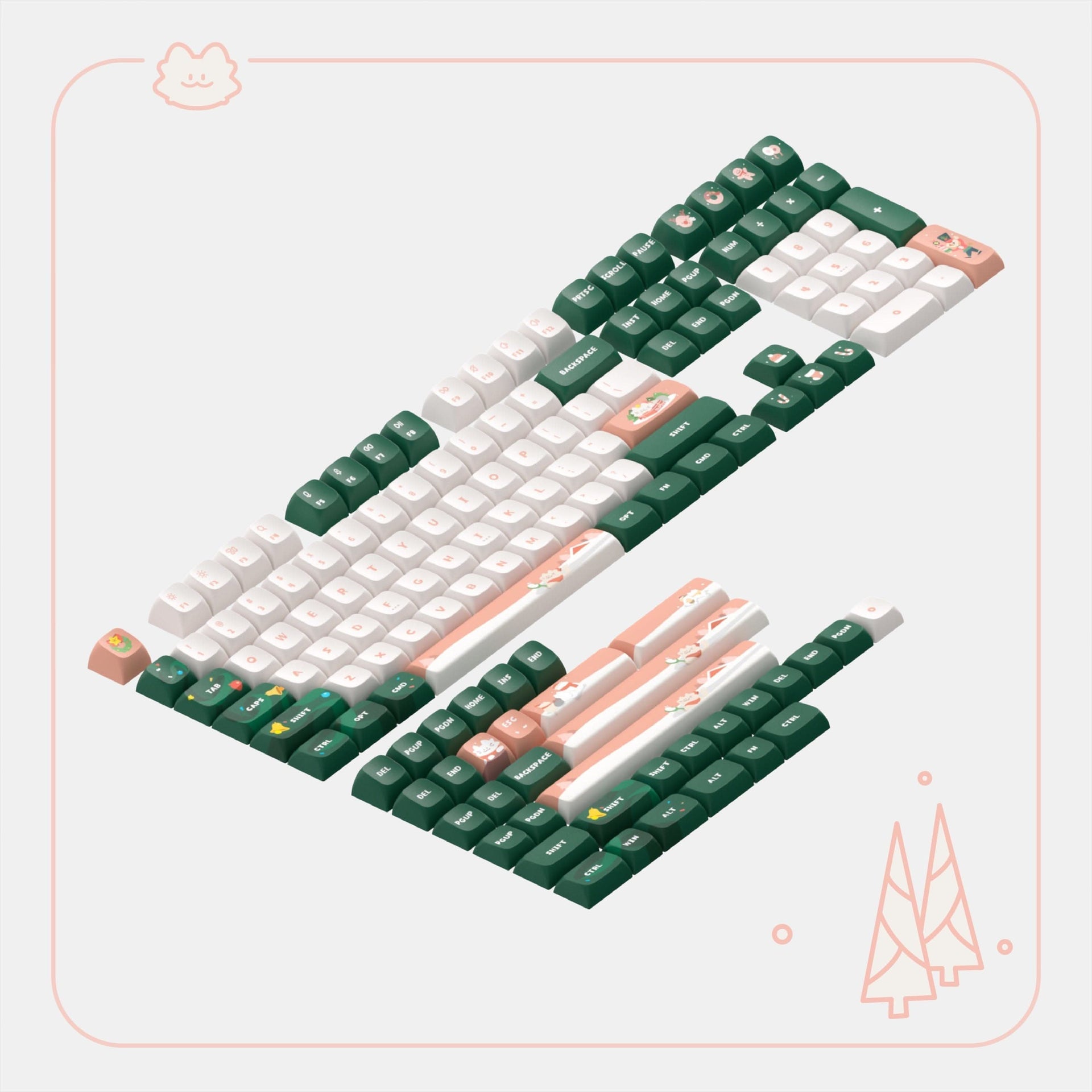 Add Extra Keycaps Set for high profile