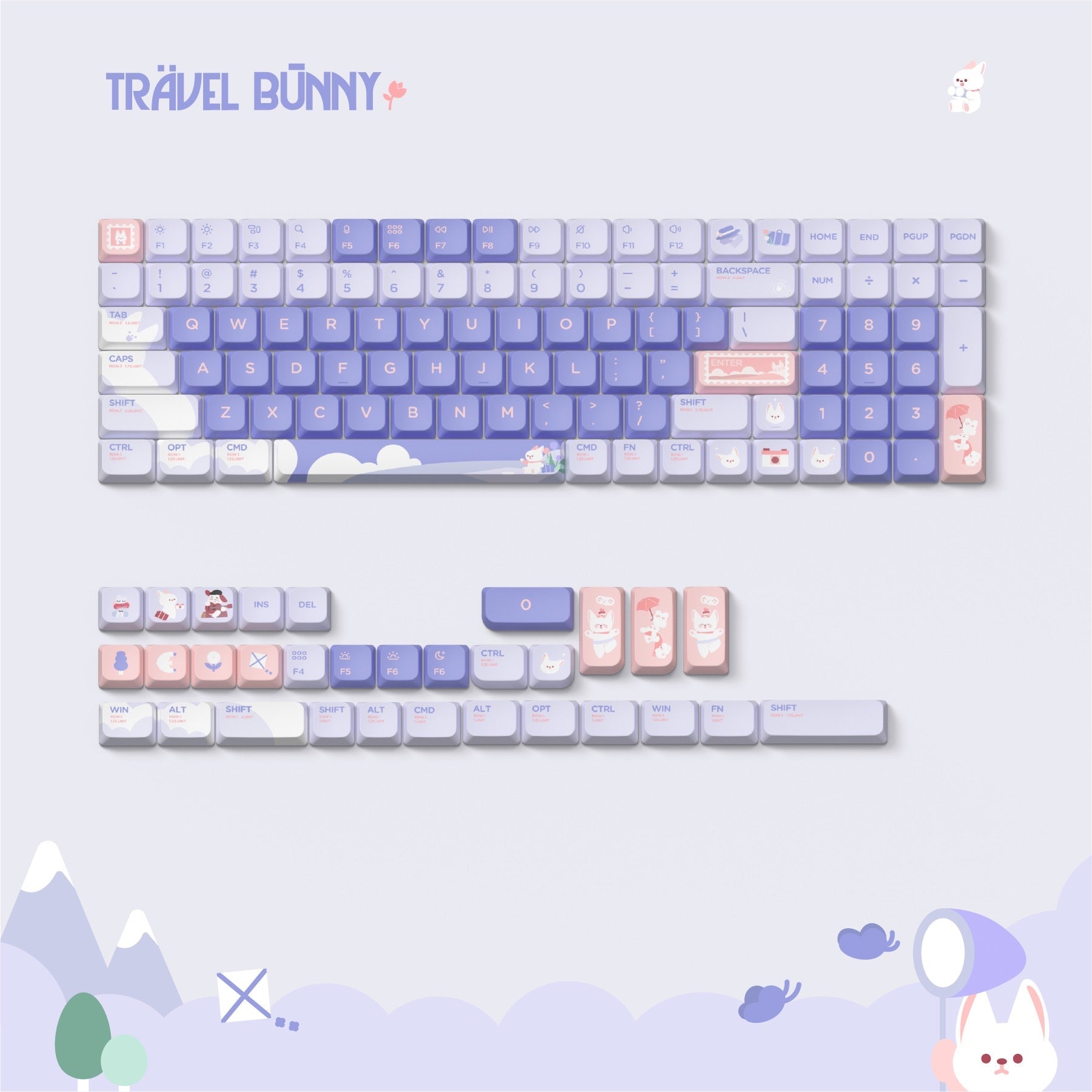 Extra Keycaps for node series low profile