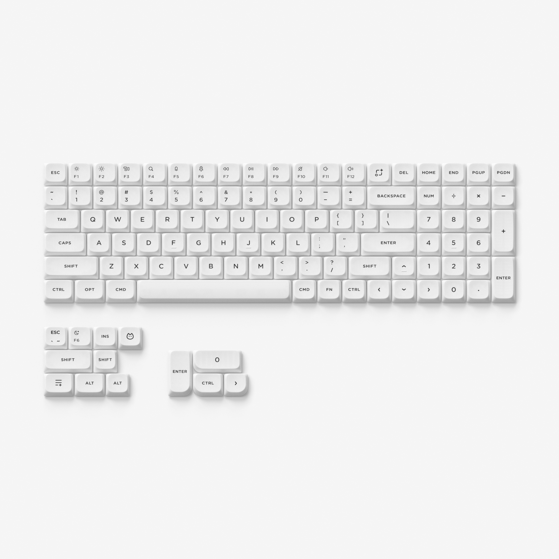 Extra Keycaps for node series low profile