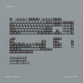 Mechanical keyboard keycaps on a gray background with 'Oblivion' branding.