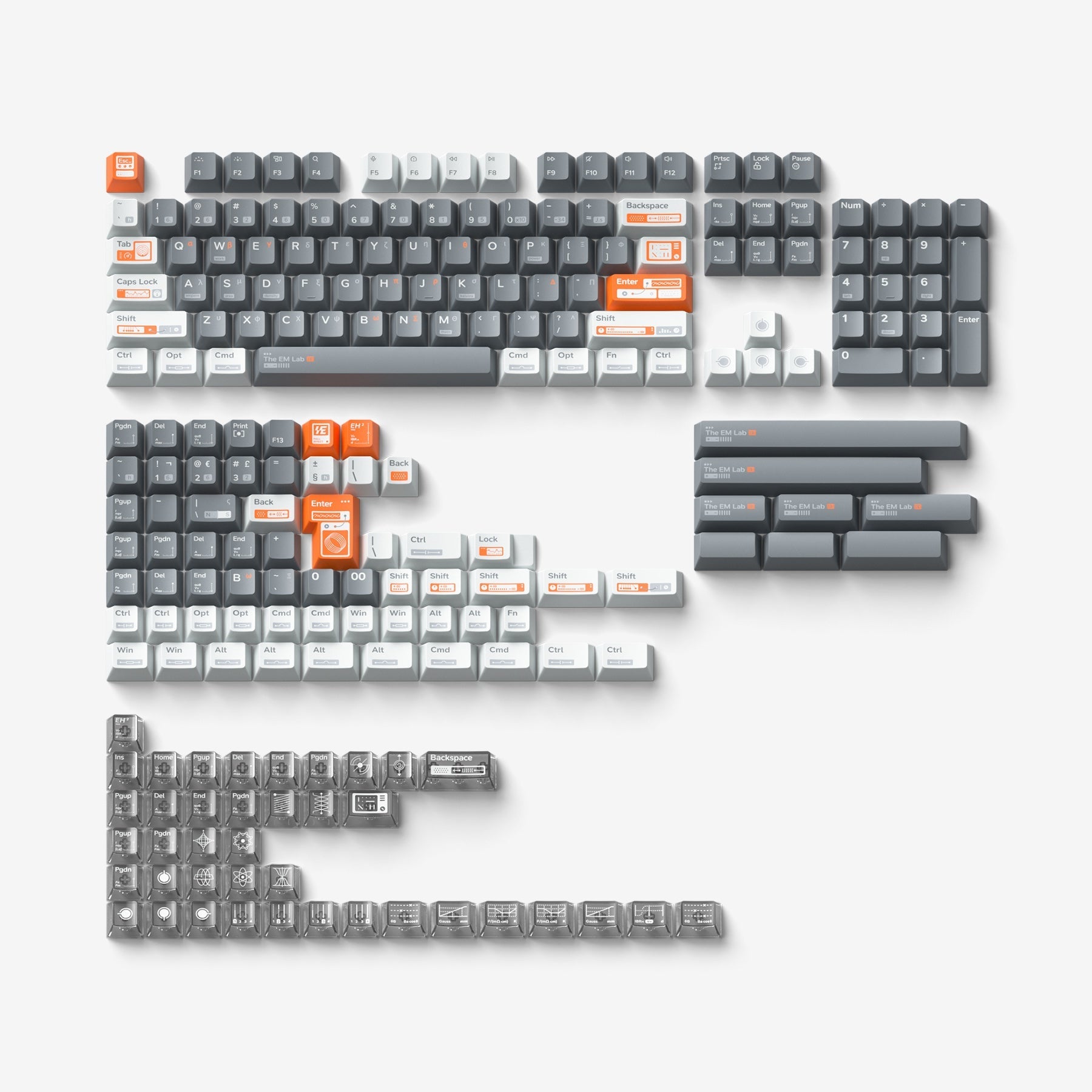 add extra keycaps for WH80