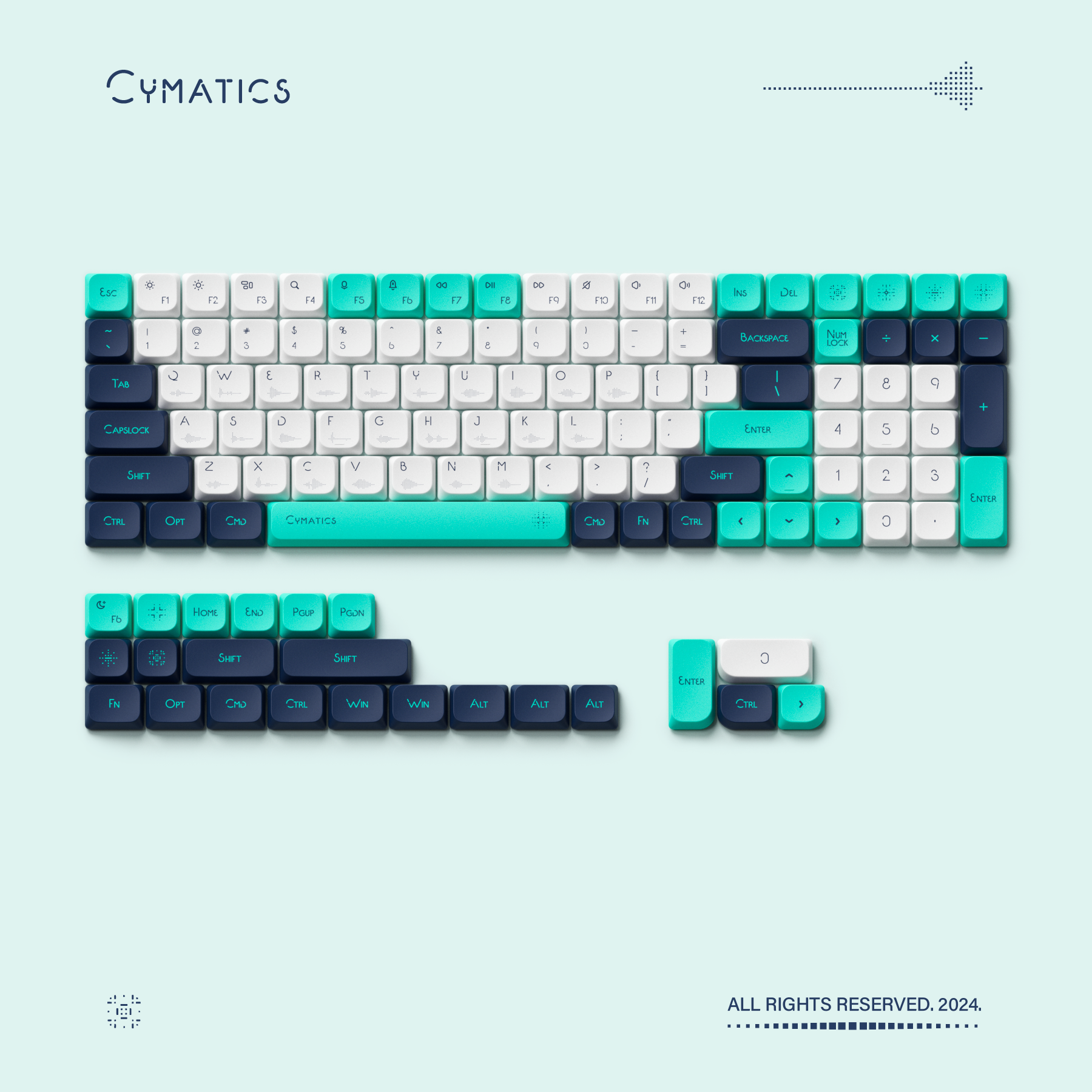 Extra Keycaps for node series low profile