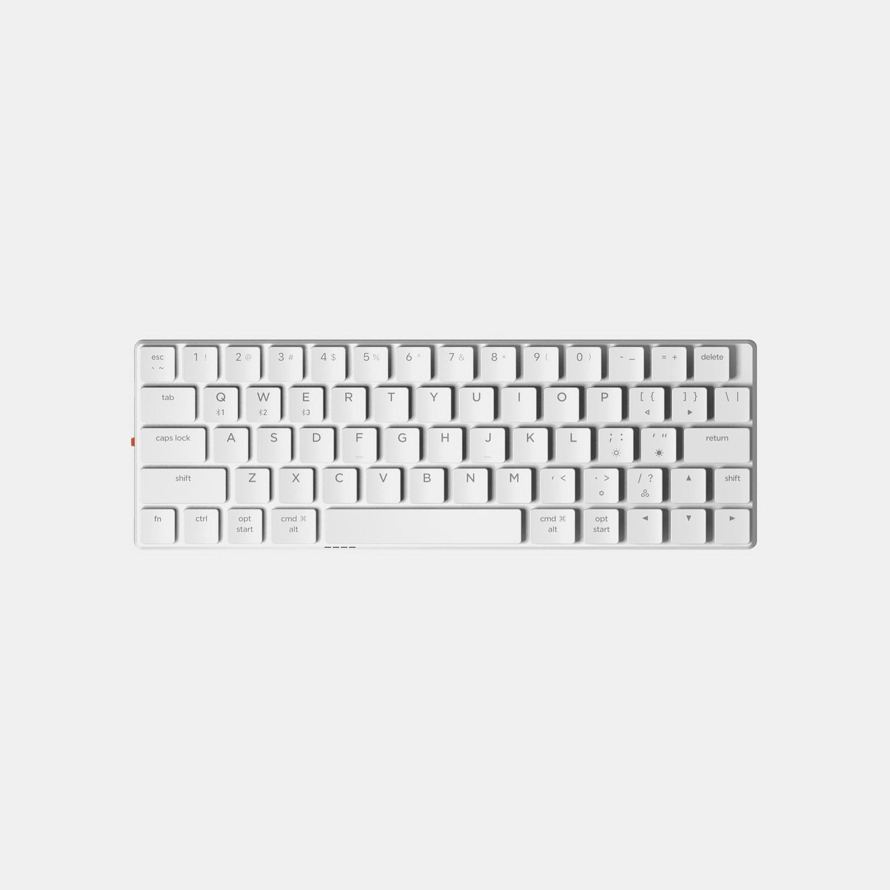 NuType F1 wireless mechanical keyboard features Kailh Choc low profile mechanical switches, working for Mac, Windows, iOS and Android