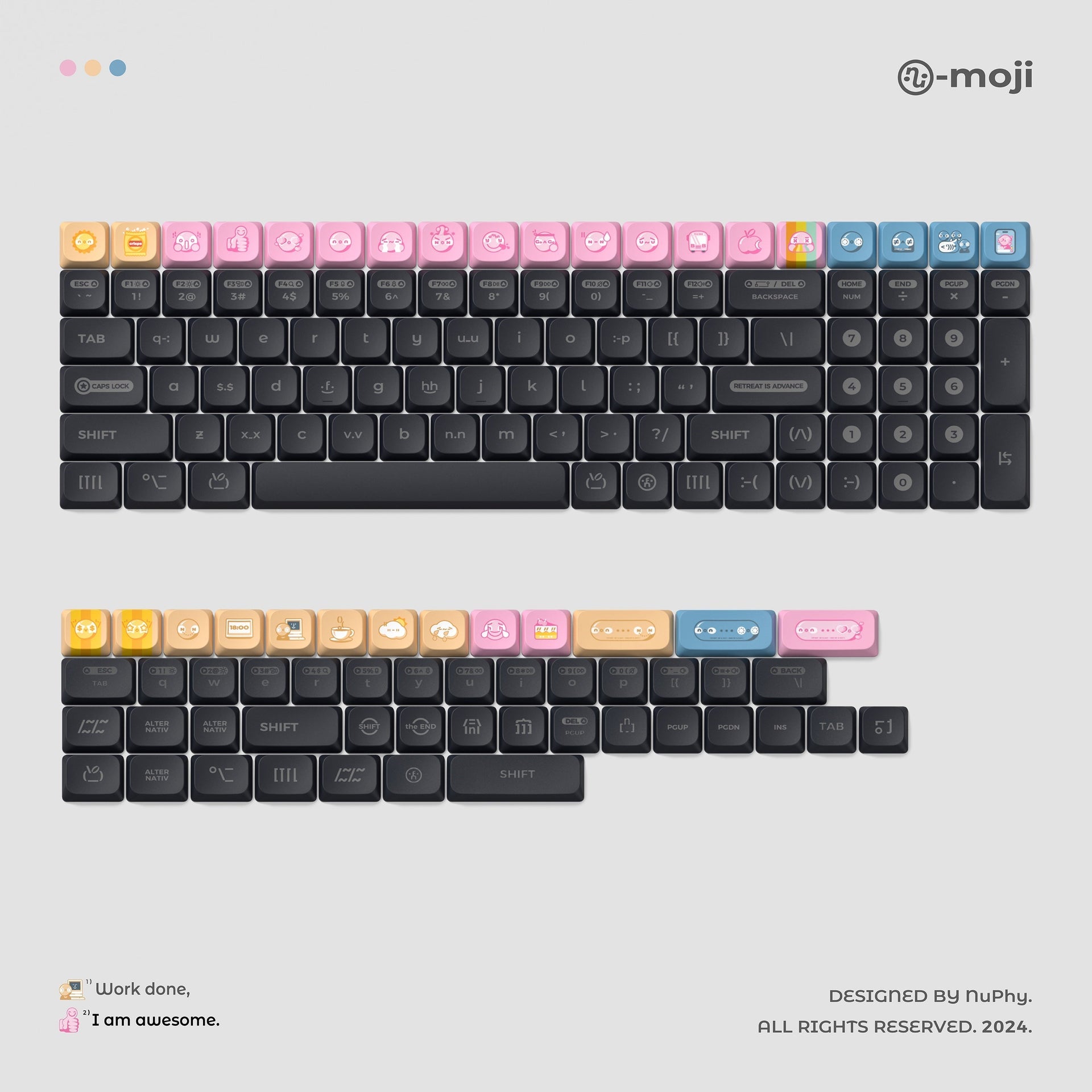 Extra Keycaps for low profile