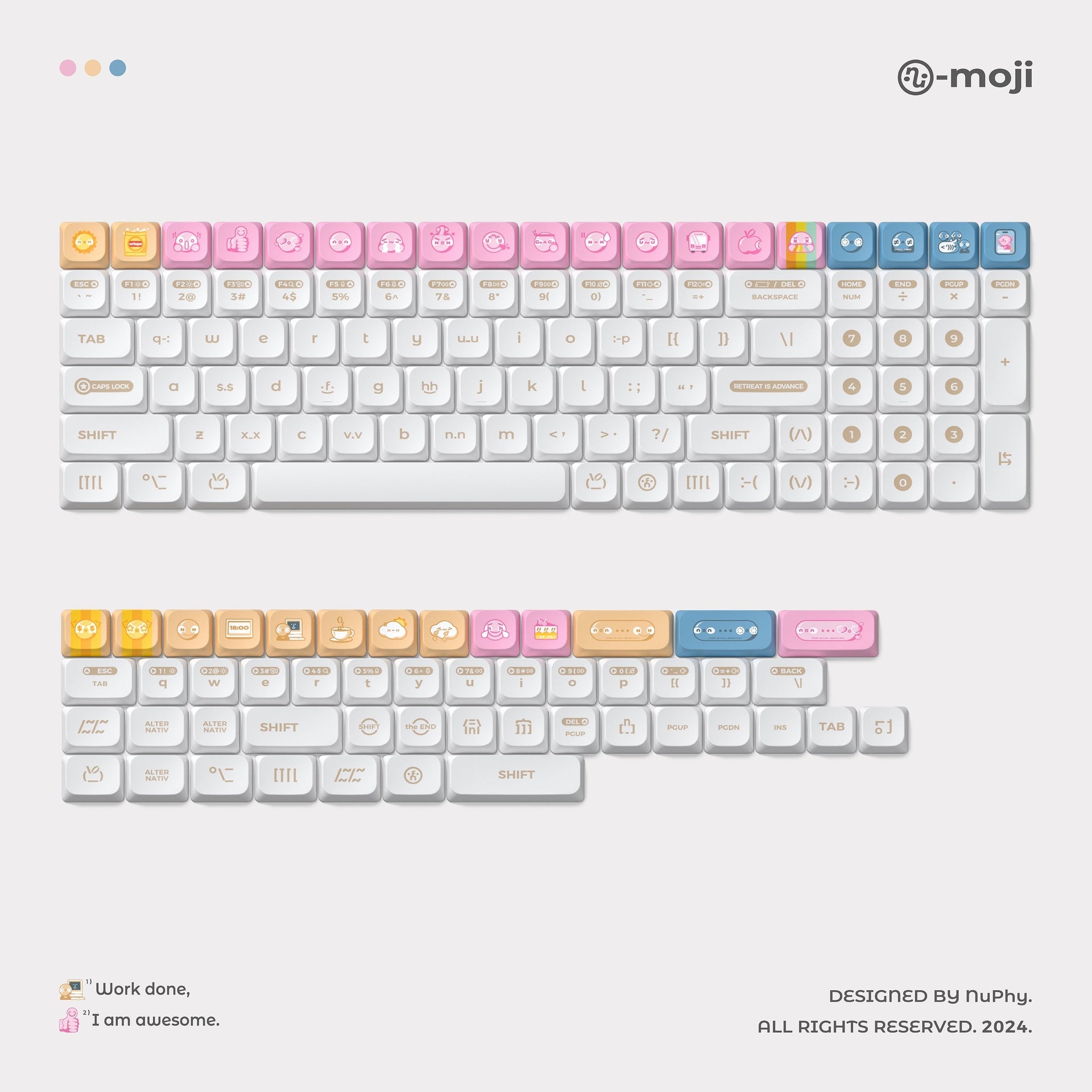 Extra Keycaps for node series low profile
