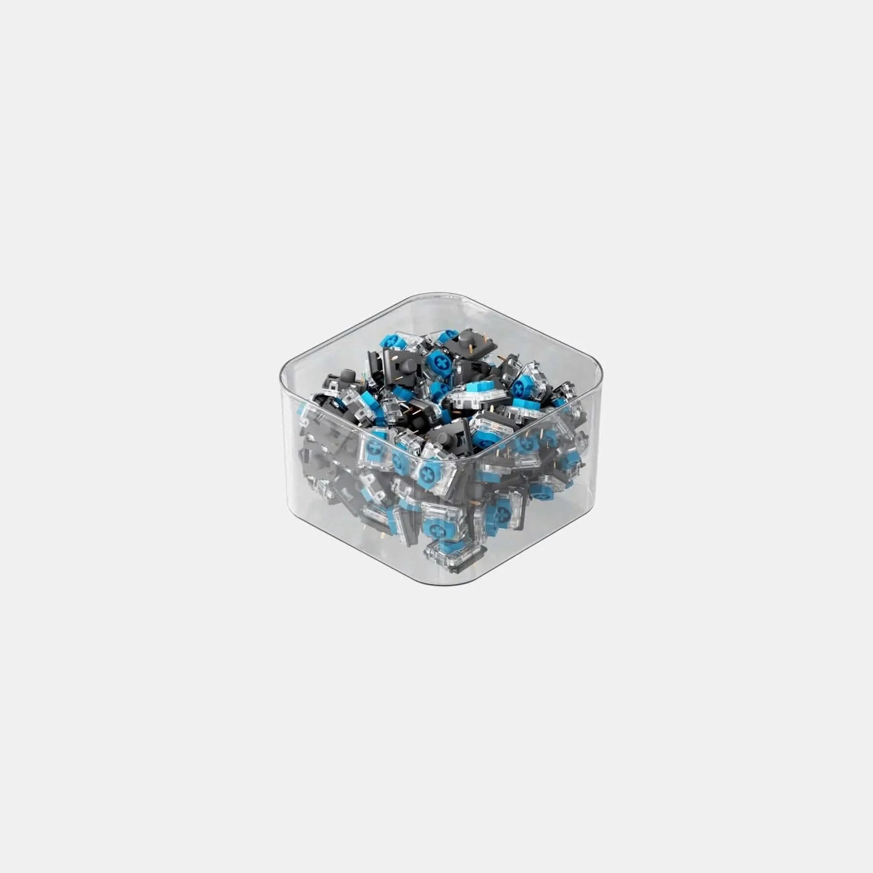 Gateron Blue Low-Profile Clicky Mechanical Switches
