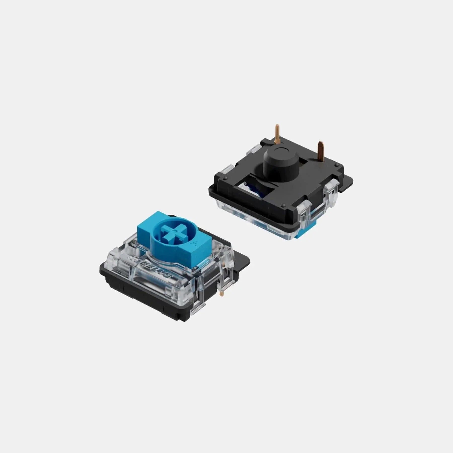 Gateron Blue Low-Profile Clicky Mechanical Switches